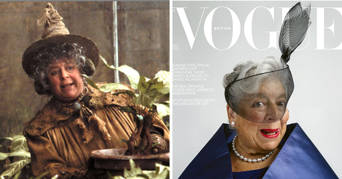 Harry Potter Star Miriam Margolyes Makes Glamorous Vogue Cover Debut