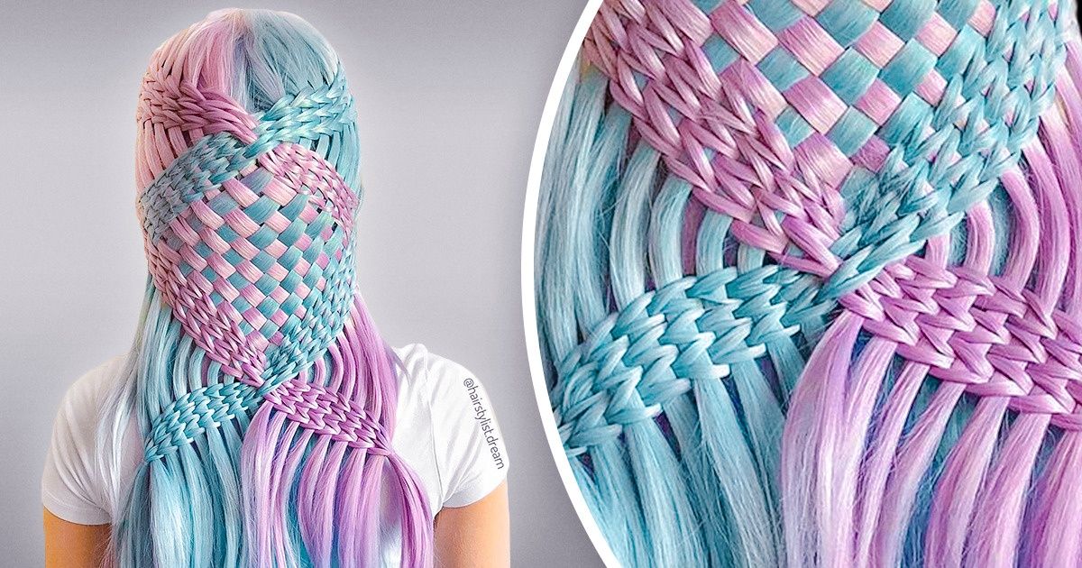 A German Teenager Creates Mesmerizing Hairstyles That Look Like Crocheted Patterns A German Teenager Creates Mesmerizing Hairstyles That Look Like Crocheted Patterns