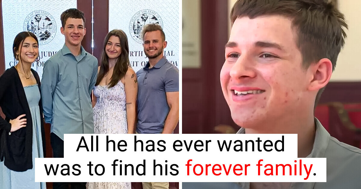 Miracle Adoption: A Young Boy Embraces Forever Love Hours Before His 18th Birthday