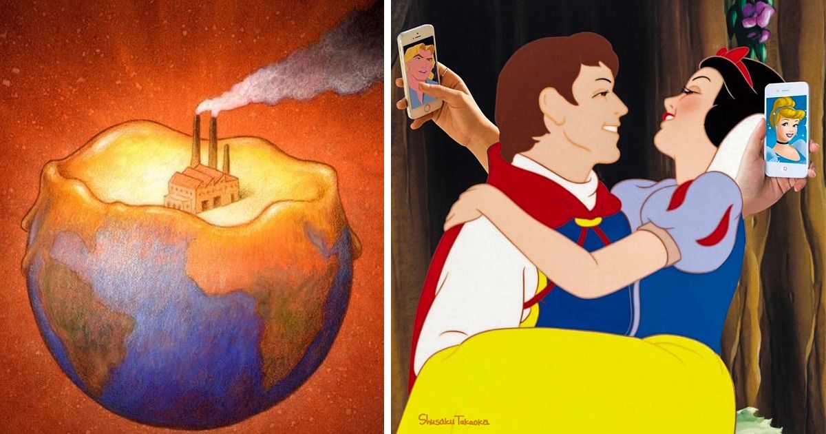 22 Sharp Illustrations That Prove the World Is Going Crazy 22 Sharp Illustrations That Prove the World Is Going Crazy