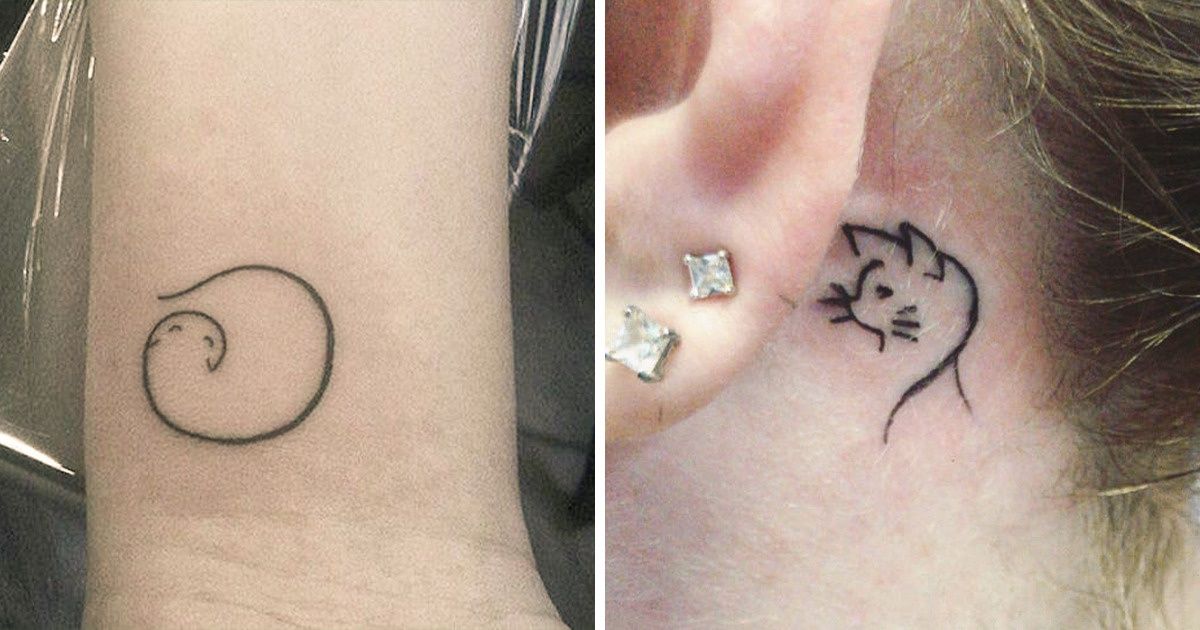26 Cat Tattoos That Can Leave A Paw Print On Your Heart / Bright Side