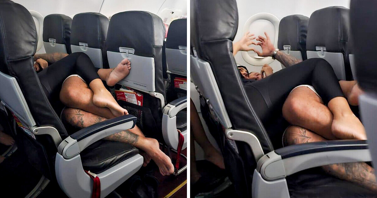 A Passenger Is Surprised by a Couple Getting Too Cozy on Flight: “Can’t Believe”