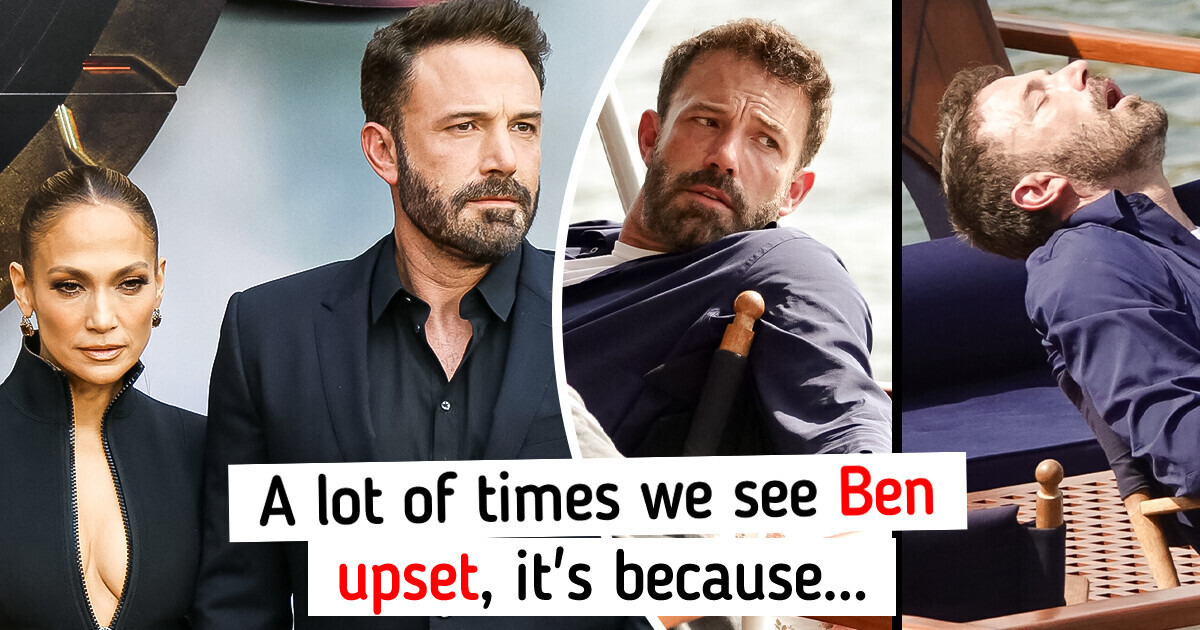JLo Revealed Why Ben Affleck Always Looks Miserable on Their Pics Together