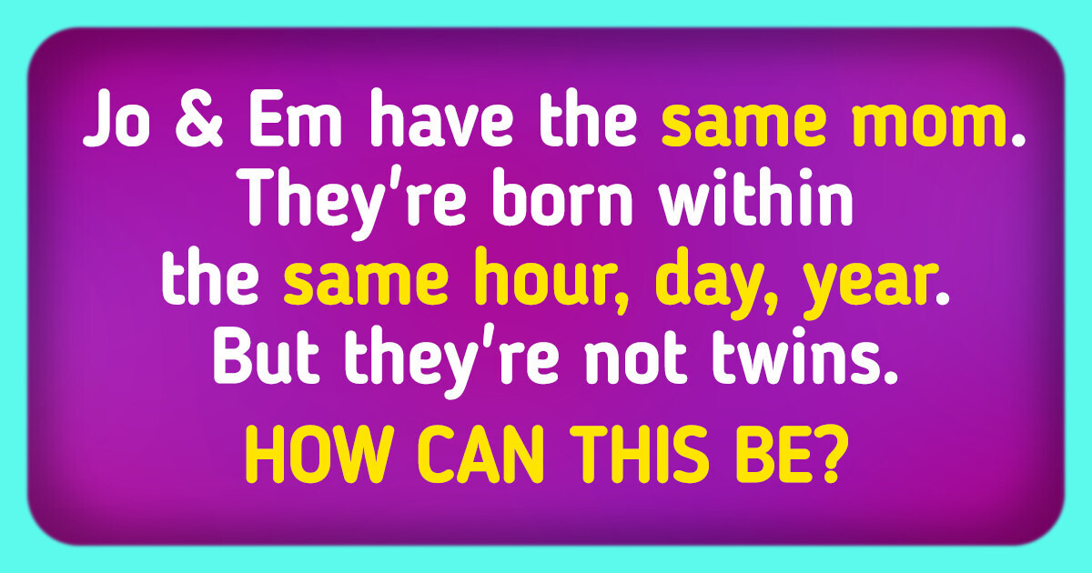 10+ Riddles That Aren’t as Easy as They Seem
