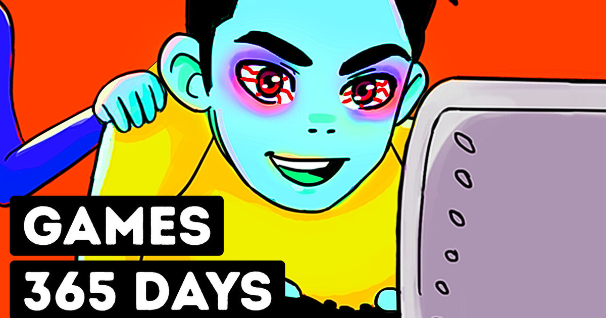What If You Played Video Games for a Year Non-Stop