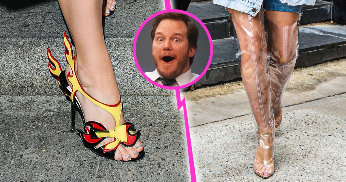 17 Unconventional Shoes That Celebrities Wore as If It Were an Everyday Thing