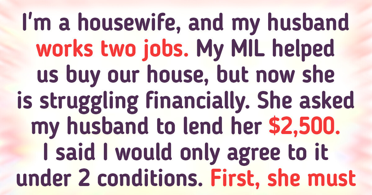 I Won’t Let My Husband Give Money to His Mother Unless My Conditions Are Met I Won’t Let My Husband Give Money to His Mother Unless My Conditions Are Met