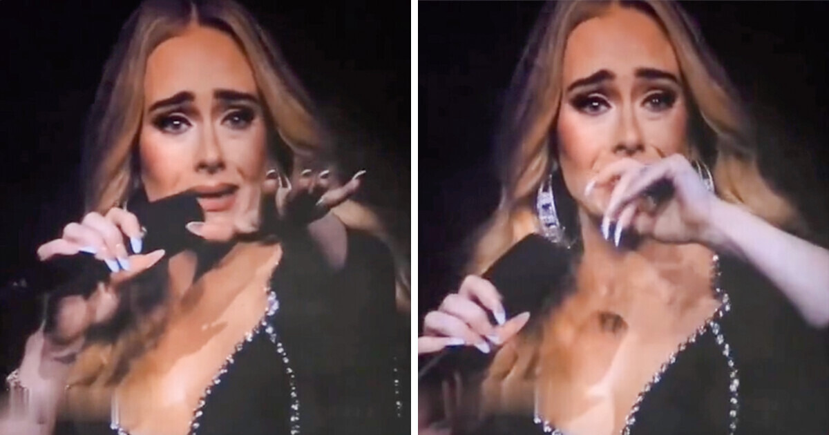Adele Stops Her Concert and Breaks Down in Tears After Seeing a Heartbreaking Thing Her Fan Showed Her Adele Stops Her Concert and Breaks Down in Tears After Seeing a Heartbreaking Thing Her Fan Showed Her