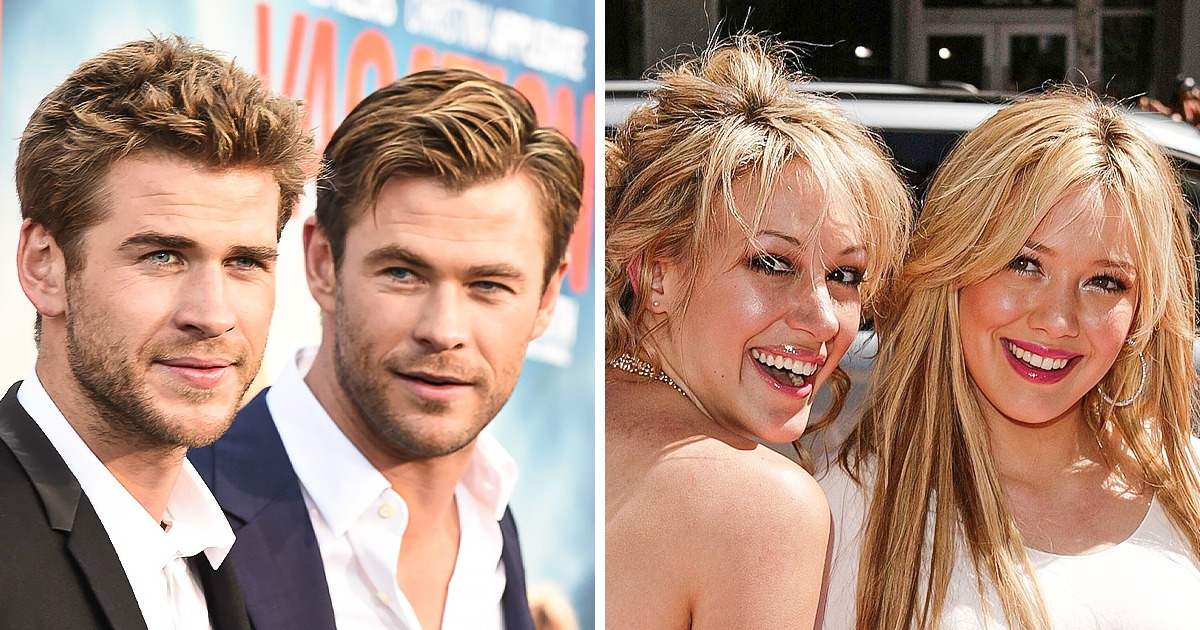 15 Celebrity Siblings You Didn’t Realize Aren’t Twins