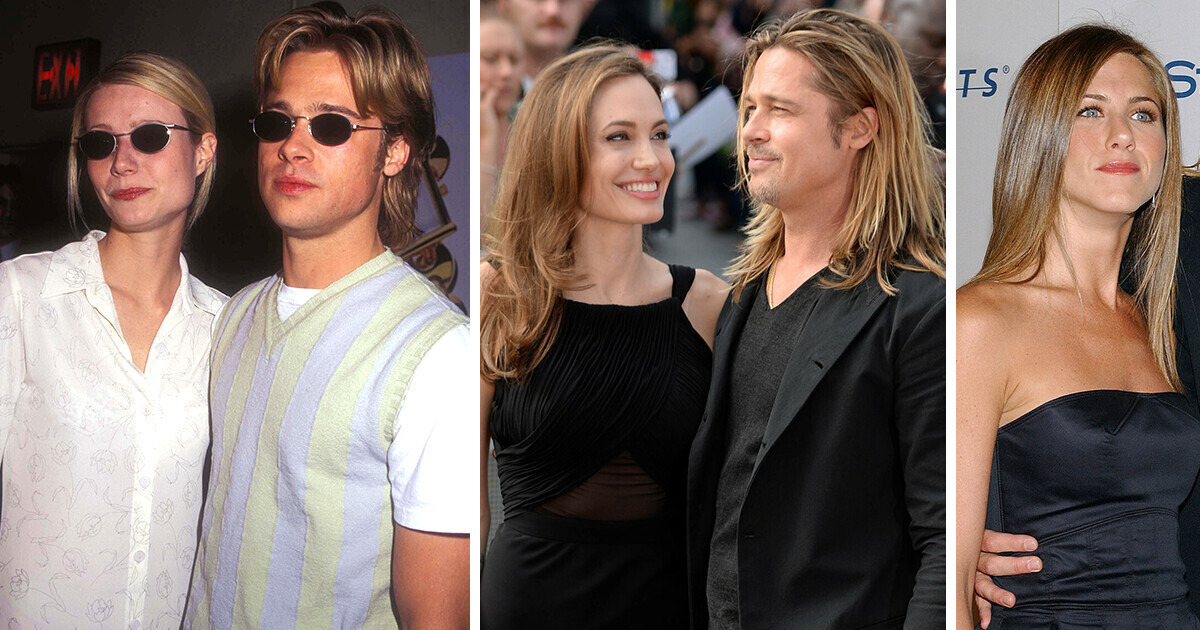 Someone Noticed That Brad Pitt Always Looks Like The Woman He's Dating And  You Won't Be Able To Unsee It