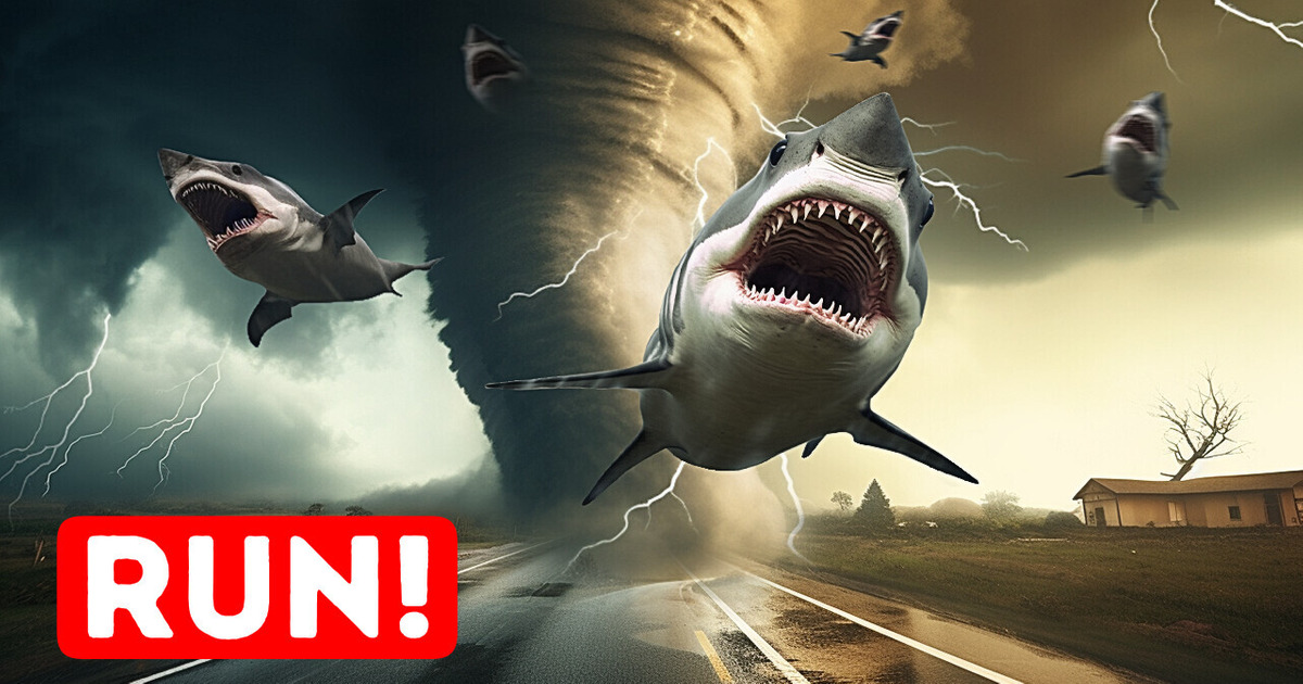 What If a Tornado Got in Water Filled With Sharks? / Bright Side