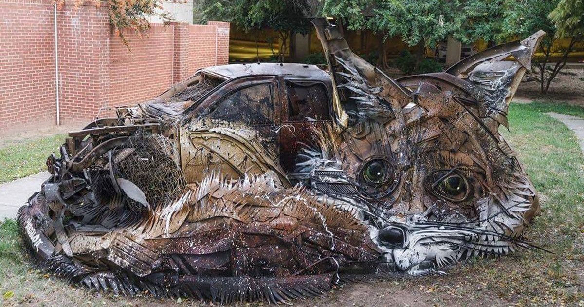 An Artist Turns Garbage Into Spectacular Sculptures, and It’s Another Call to Protect the Planet