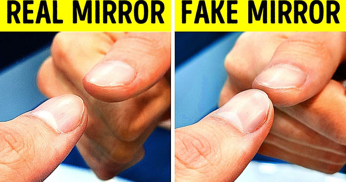 Touch Your Mirror to Know If Someone’s Watching You