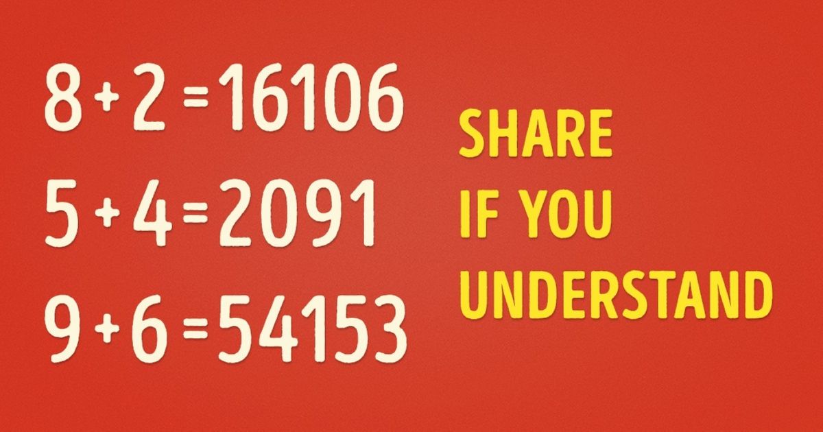 If you can solve this math equation, then you really are a genius