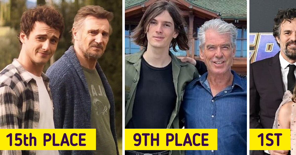 24 Most Handsome Famous Fathers According to Ordinary People