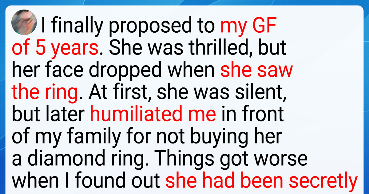 I Refuse to Buy My Fiancée an Expensive Ring—And She’s Furious I Refuse to Buy My Fiancée an Expensive Ring—And She’s Furious