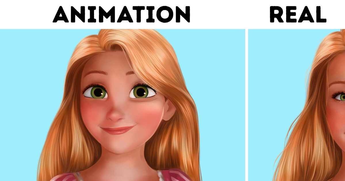 Realistic Disney Princesses