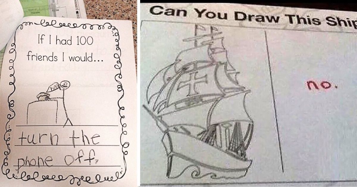 21 Times Kids Did Their Homework That Had Us Laughing Hysterically 21 Times Kids Did Their Homework That Had Us Laughing Hysterically