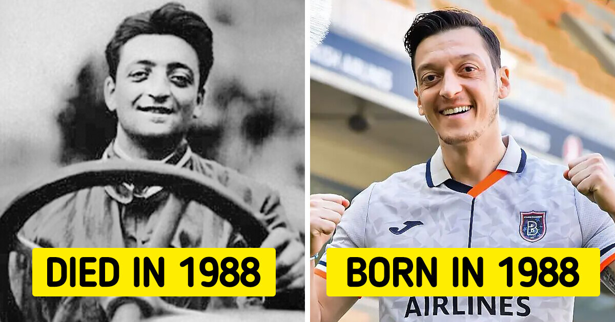 Enzo Ferrari, founder of Ferrari (on the left) died in 1988. Mesut