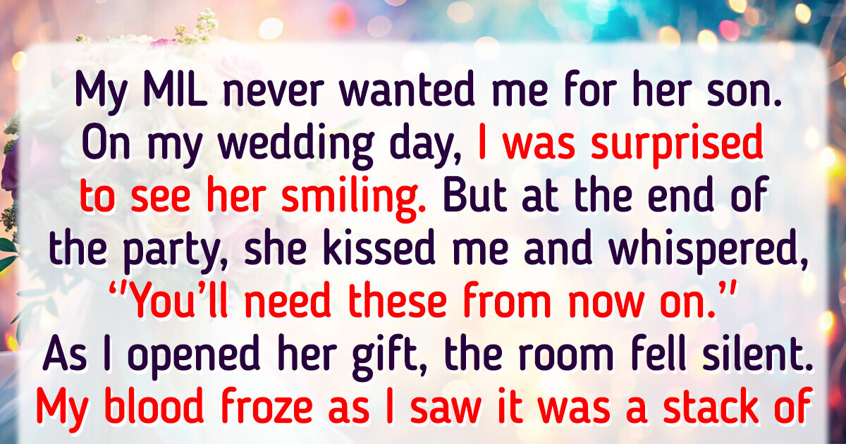 I Threw My MIL Out of My Wedding After Opening Her Humiliating Gift I Threw My MIL Out of My Wedding After Opening Her Humiliating Gift