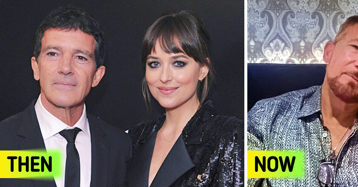 Antonio Banderas Reunites With Stepdaughter Dakota Johnson in Sweet Photo Antonio Banderas Reunites With Stepdaughter Dakota Johnson in Sweet Photo