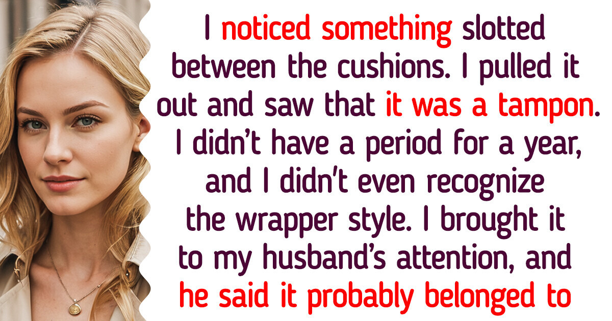 Woman Found a Tampon Inside Her Husband’s Car That Didn’t Belong to Her, the Truth Was Far From Obvious
