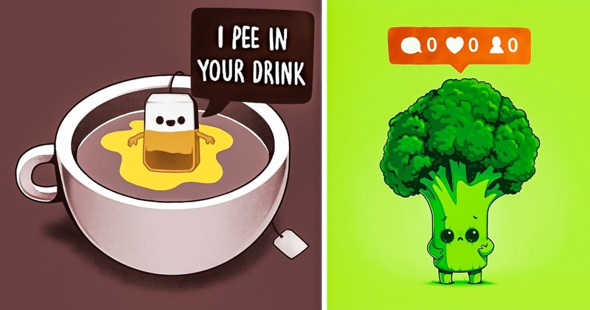 A Spanish Artist Captures the Oddities of Life in 20+ Funny Pictures A Spanish Artist Captures the Oddities of Life in 20+ Funny Pictures