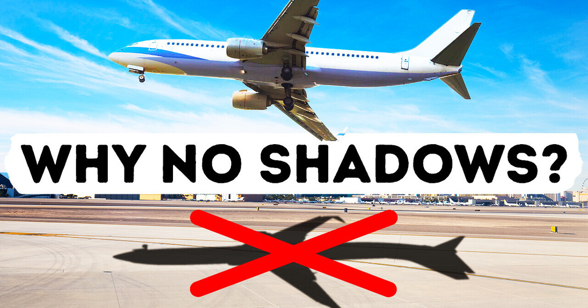 Why Planes Shadows Disappear When They Take Off