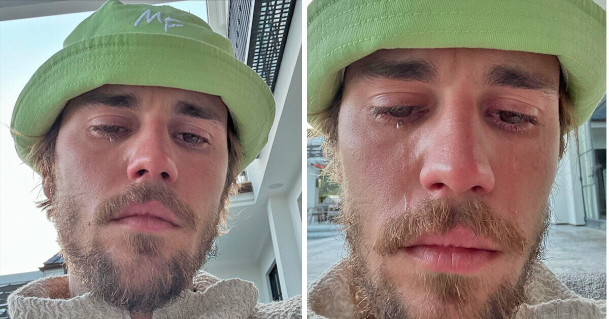 Justin Bieber Shares Crying Photos and Fans Are Worried
