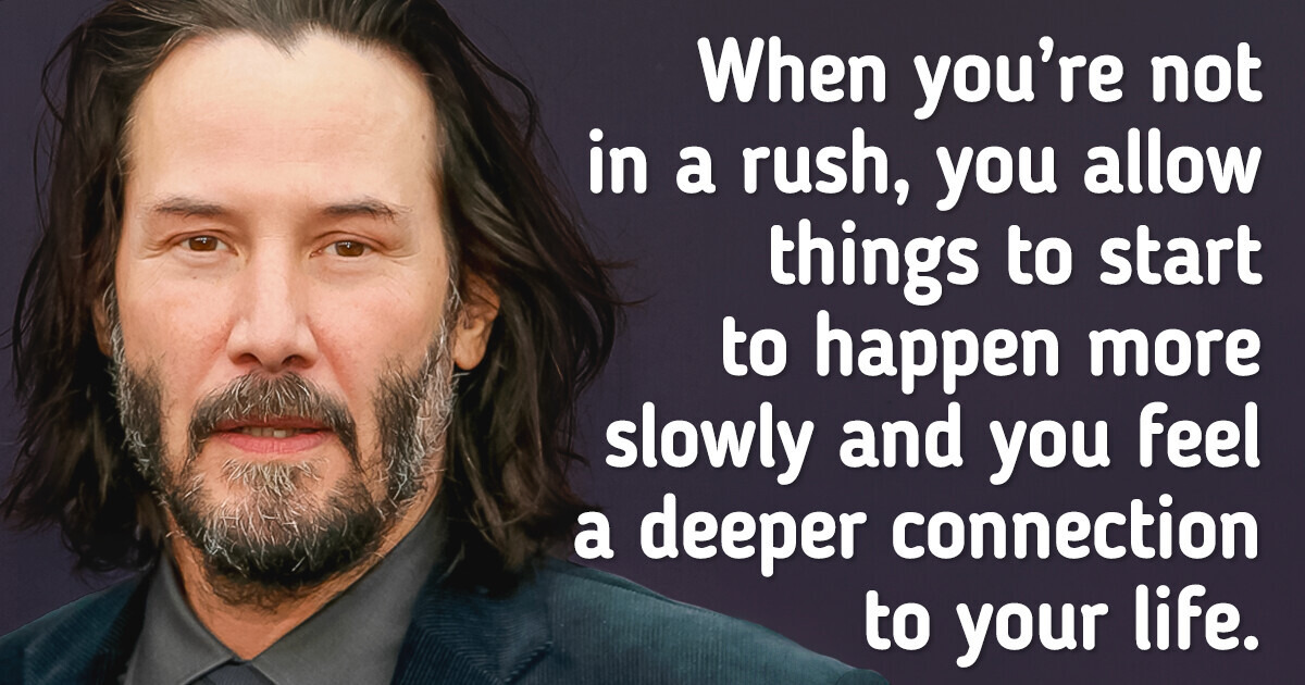 20 Keanu Reeves’ Quotes That Perfectly Show the Insightful Man He Is ...