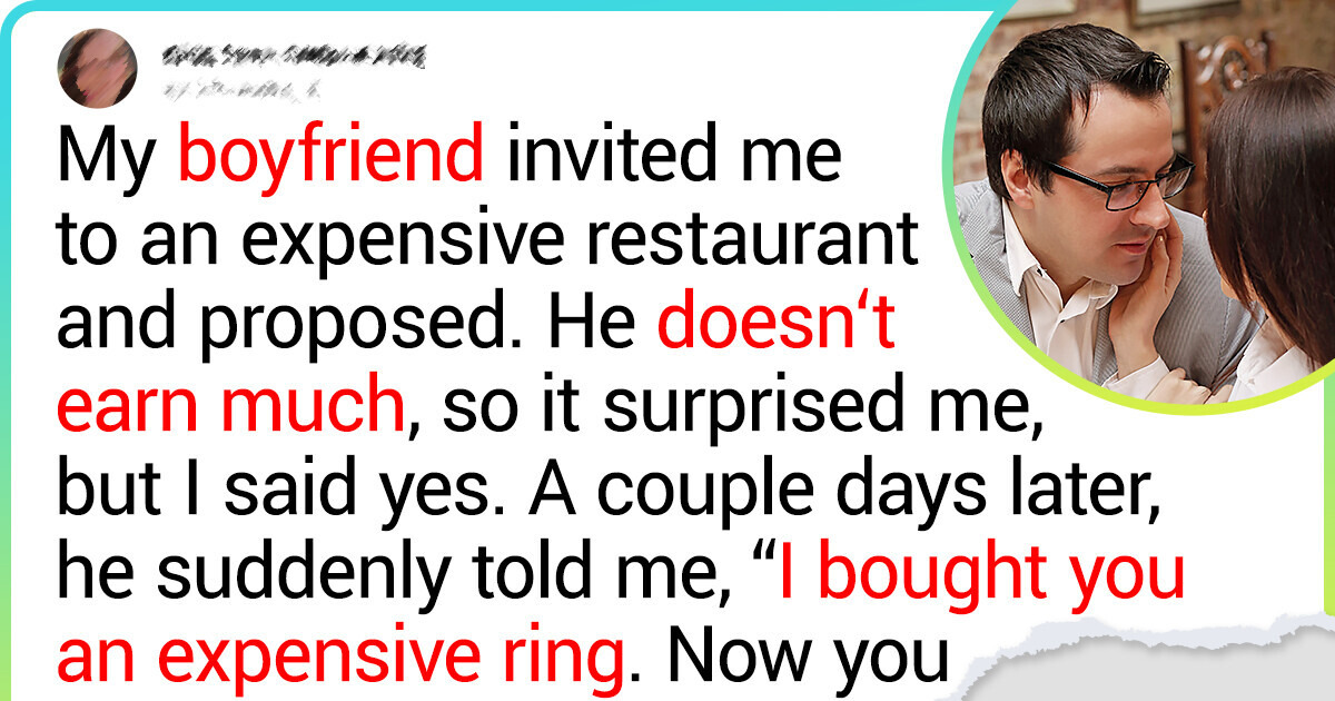 I Want to Cancel the Engagement Because My Fiancée Spent All His Money on the Ring