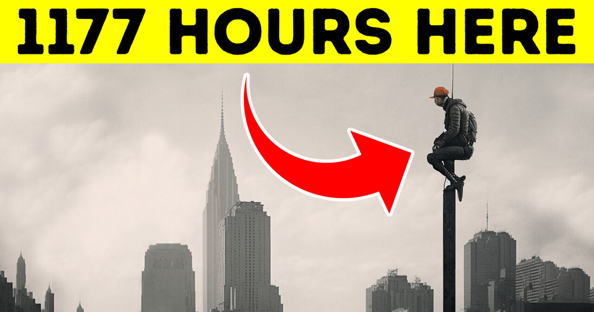 The Man Who Spent 49 Days Sitting on a Flag Pole