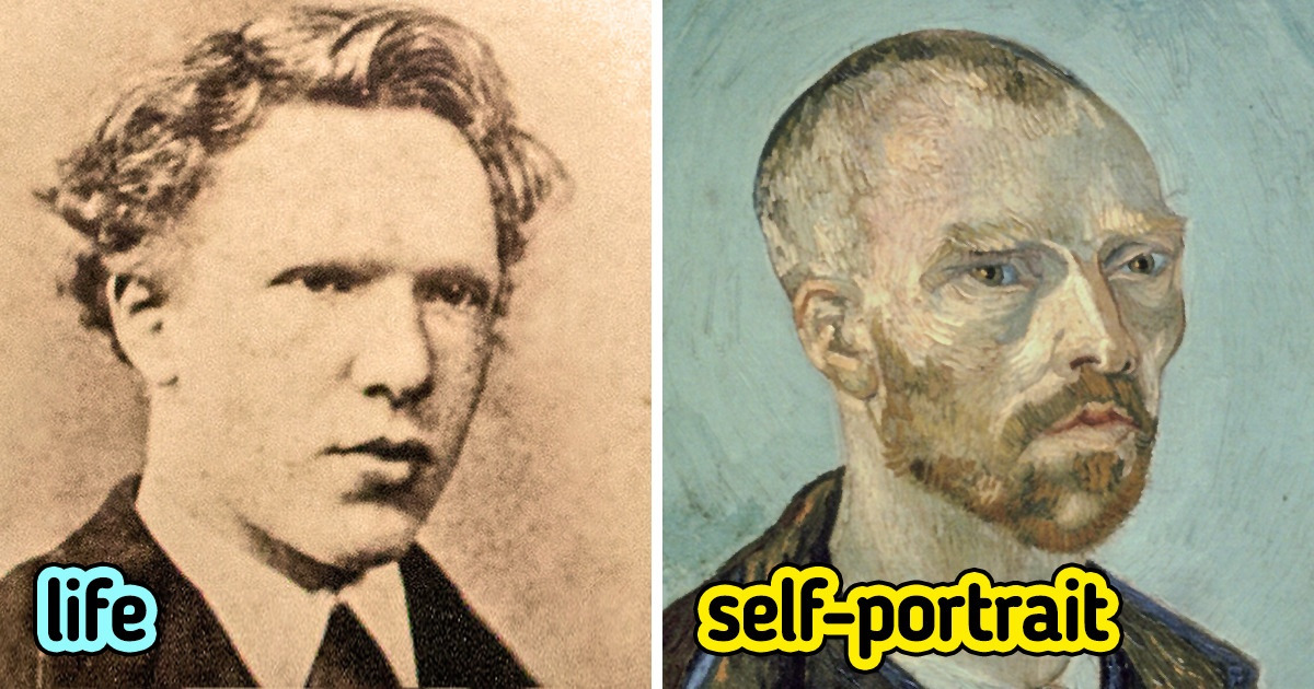 What 16 Famous Painters Looked Like in Their Self-Portraits and in Real Life
