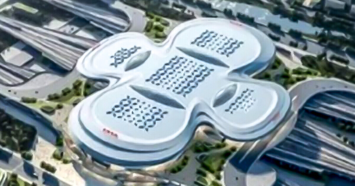 People Can’t Stop Commenting on China’s New Train Station Design People Can’t Stop Commenting on China’s New Train Station Design