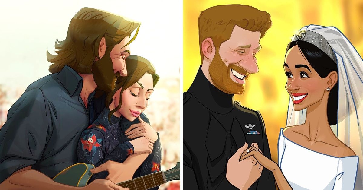 An Artist Makes Cartoon Versions of Celebrities’ Pics, and the Results Are Too Amazing for Words An Artist Makes Cartoon Versions of Celebrities’ Pics, and the Results Are Too Amazing for Words