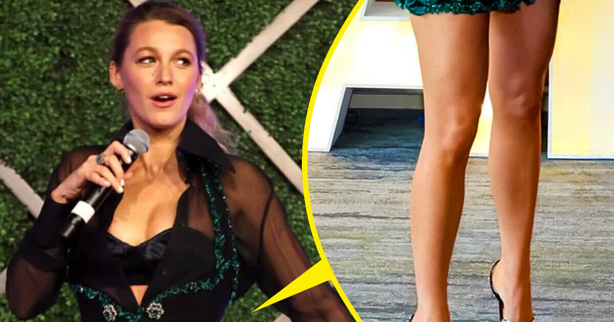 Blake Lively Stuns in a Sheer Dress, Everyone Notices the Same Thing About Her Legs Blake Lively Stuns in a Sheer Dress, Everyone Notices the Same Thing About Her Legs
