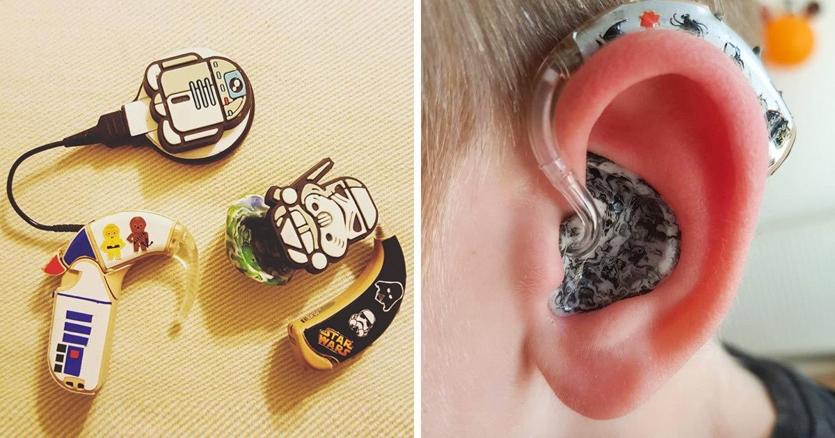 A Mom Decorates Her Son’s Hearing Aids, and Now He Feels Like a True Superhero
