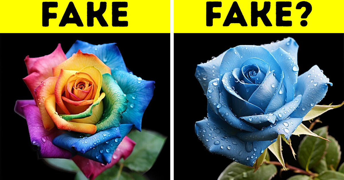 How Flowers of Strange Colors Are Created
