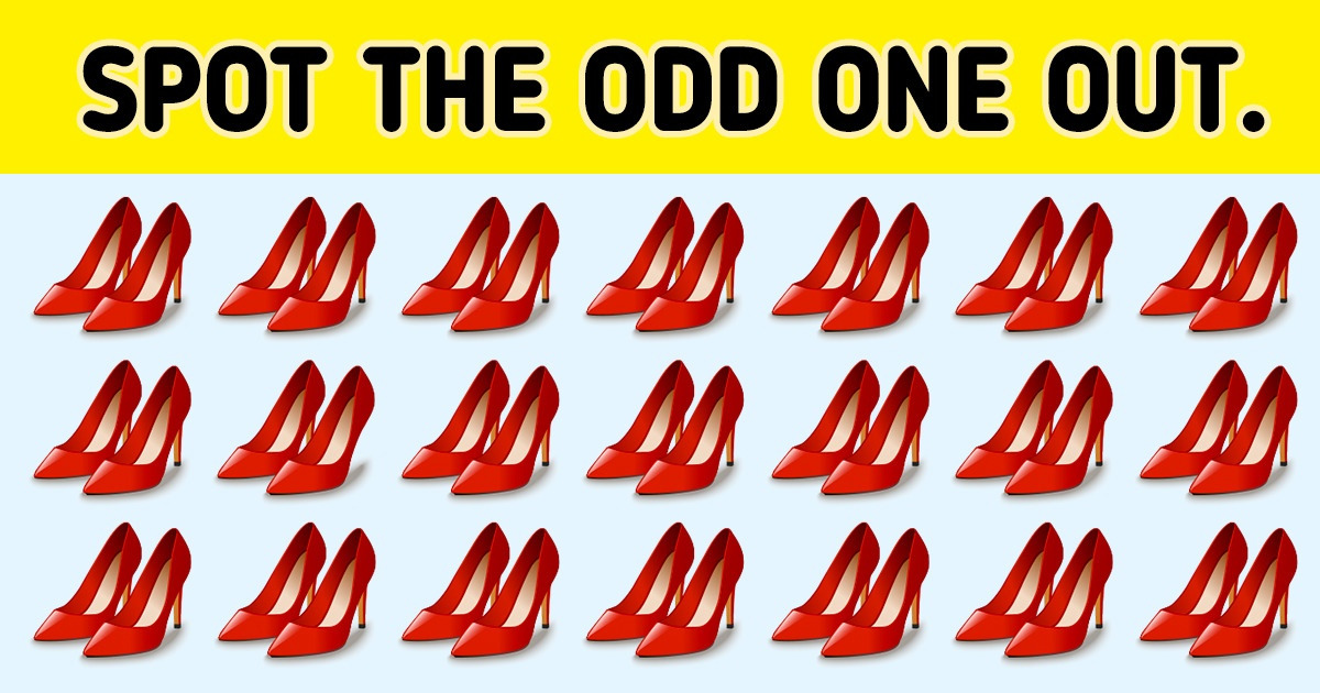 Spot the 12 Odd Objects and Test How Quick You Can Be
