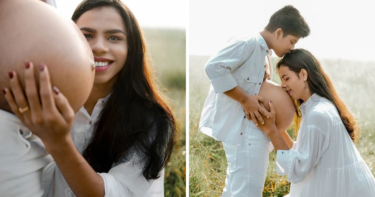 A Transgender Couple Sheds “Tears of Joy” as They Give Birth to Their First Baby A Transgender Couple Sheds “Tears of Joy” as They Give Birth to Their First Baby