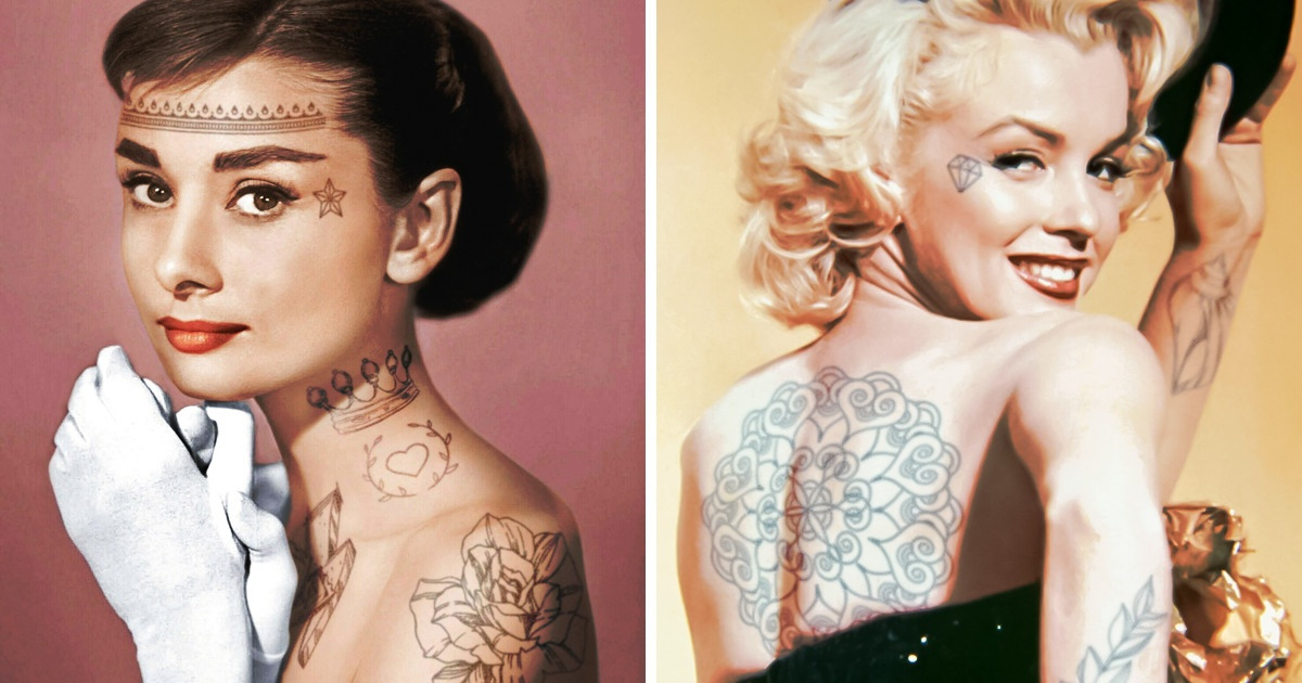 We Imagined 20 Celebrities With Their Bodies Covered in Tattoos and the Result Left Us Mesmerized