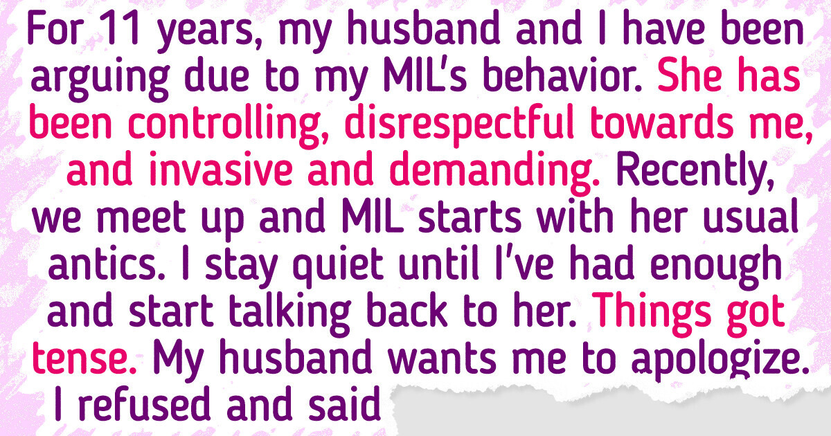 I Snapped at My Mother-in-Law for Her Controlling Behavior and I Don’t Regret It I Snapped at My Mother-in-Law for Her Controlling Behavior and I Don’t Regret It