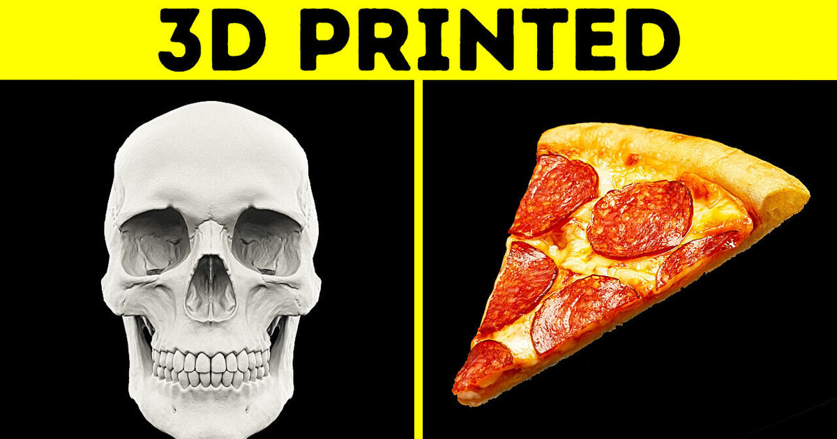From Human Tissue to Edible Pizza: 3D Printed Things From Human Tissue to Edible Pizza: 3D Printed Things