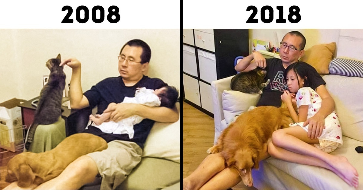 18 Before and After Photos That Show the Power of Time 18 Before and After Photos That Show the Power of Time