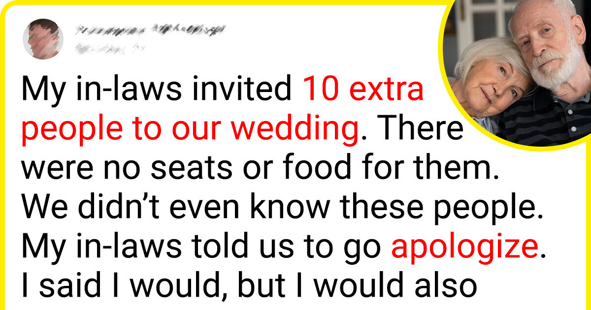 My In-laws Brought Their Friends to Our Wedding Without Telling Us Anything