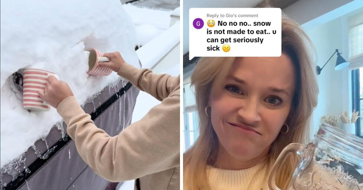 Reese Witherspoon Shared a Message to Haters Who Didn’t Like Her Snow Drink Recipe Reese Witherspoon Shared a Message to Haters Who Didn’t Like Her Snow Drink Recipe