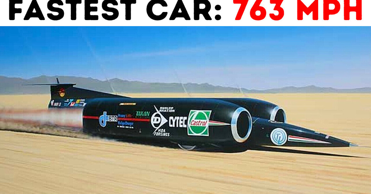 A Man Who Broke the Sound Barrier in a Car