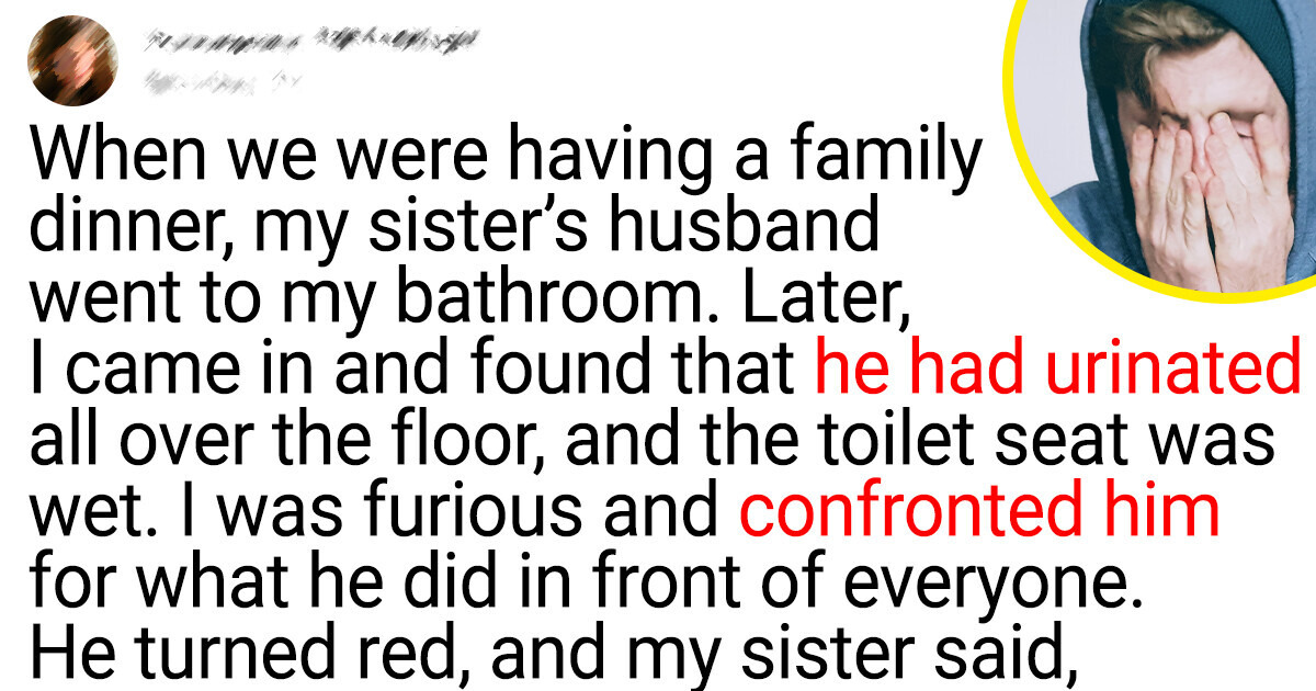 My Sister’s Husband Made a Mess in My Bathroom, so I Humiliated Him in Front of Everyone