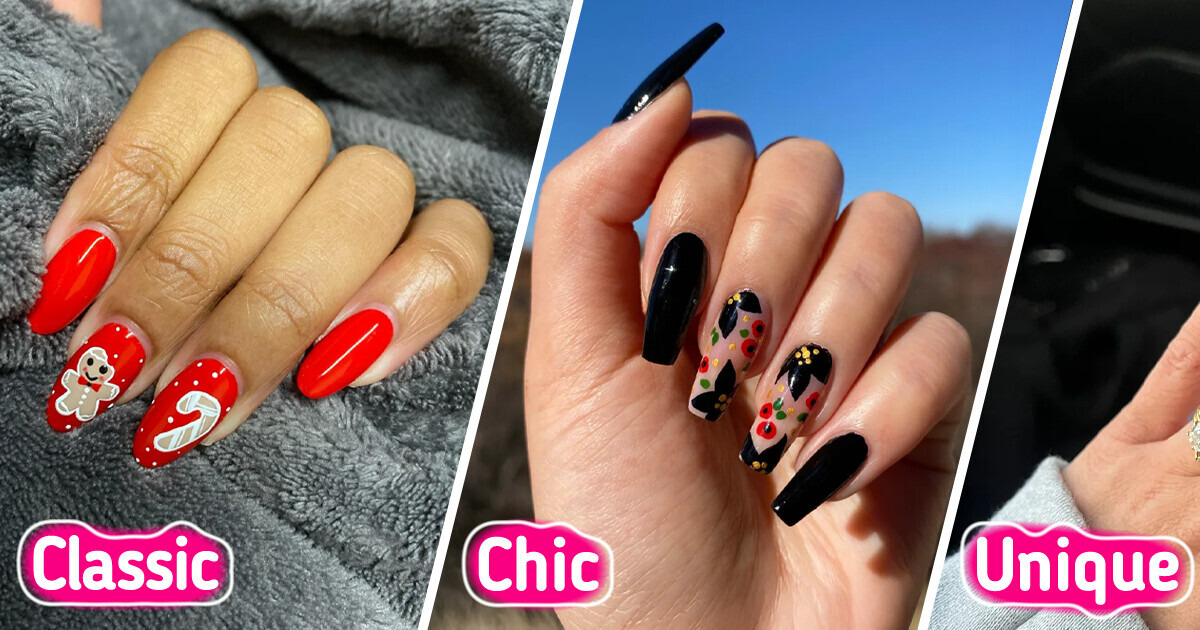 18 Winter Manicures to Get You in the Christmas Mood 18 Winter Manicures to Get You in the Christmas Mood