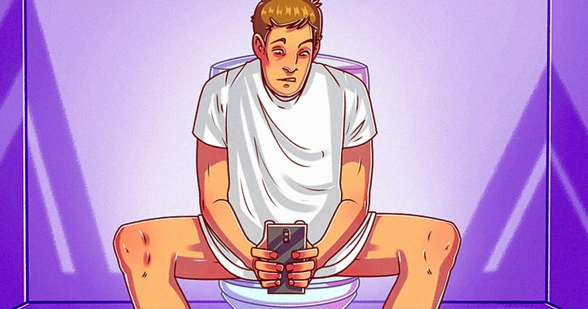 Why We Ought to Stop Using Our Phones on the Toilet Why We Ought to Stop Using Our Phones on the Toilet